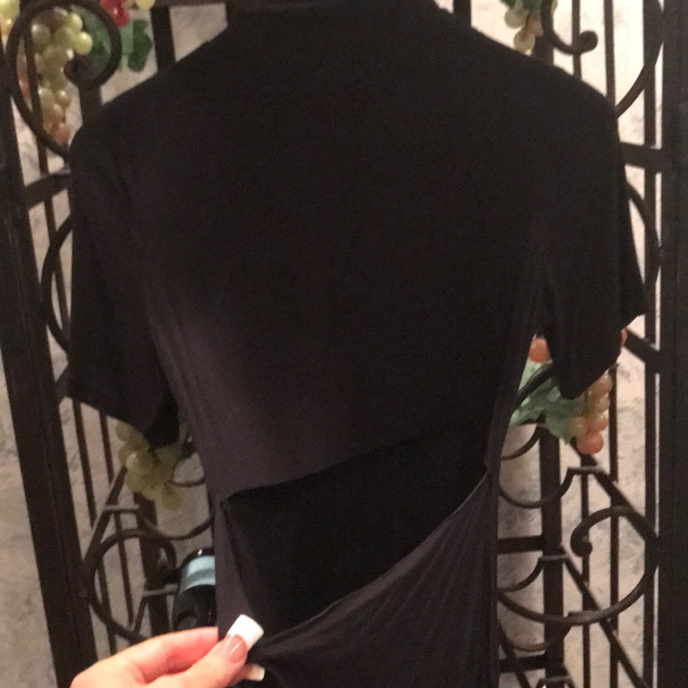 AVEC LES FILLES black short sleeve turtleneck! - Picture 6 of 8